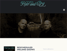 Tablet Screenshot of hueandcry.co.uk